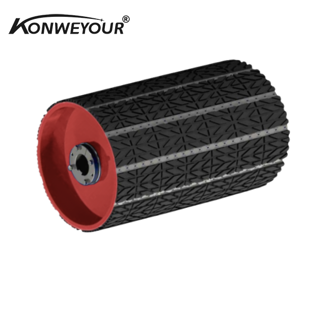 متخلف مطاط انزلاق قابل للاستبدال ، أخذ بكرة